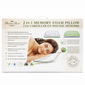2 in 1 Memory Foam Pillow