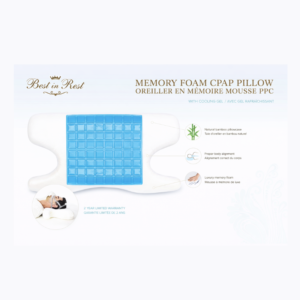 Memory Foam CPAP Pillow with Cooling Gel